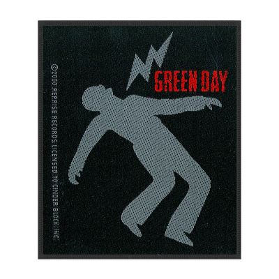 Green Day Patch Lightning Bolt 9 x 10 cm