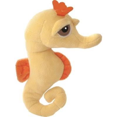 Suki gifts lil peepers sealife creatures bobby seahorse soft boa plush toy (yellow orange)
