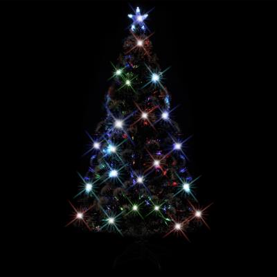 vidaXL Arbre de Noël artificiel avec support en acier/LED 150 cm 170 Branches