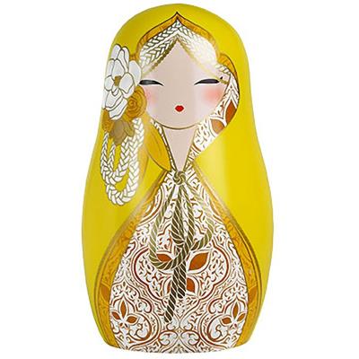 Magnifique magnet Babushka Jaune