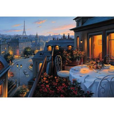 Puzzle 1000 Pièces : Dîner Romantique En Terrasse Ravensburger