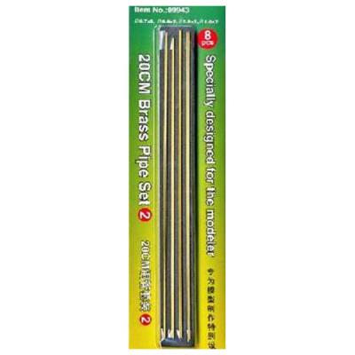 Set n°2 : tubes en laiton 20cm, 4 types différents trumpeter