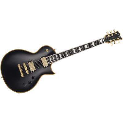 Guitares électriques ESP E II ECLIPSE EC II SEYMOUR DUNCAN BLACK VINTAGE MAT LP