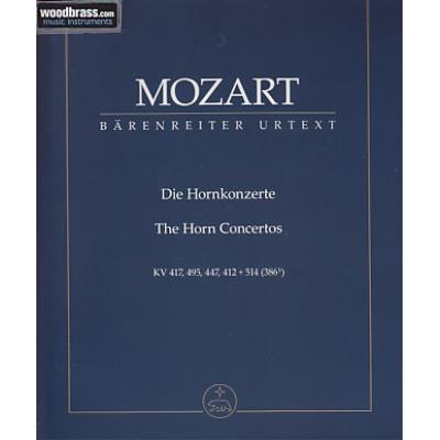 Partitions classique BARENREITER MOZART W. A. - DIE HORNKONZERTE Format poche