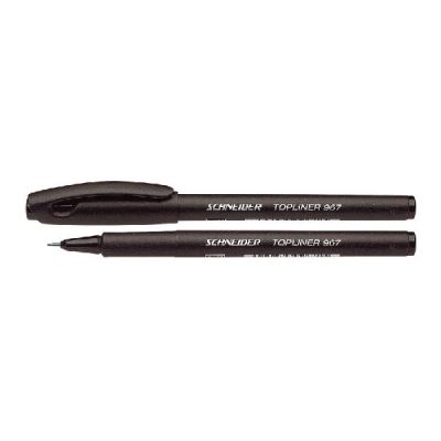Schneider écrivain fine 967 0.4mm noir 10pcs