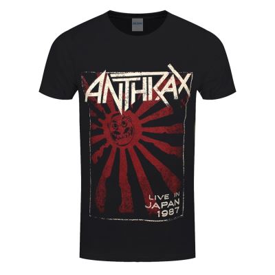 Anthrax T-Shirt Live In Japan Homme Noir - Taille L