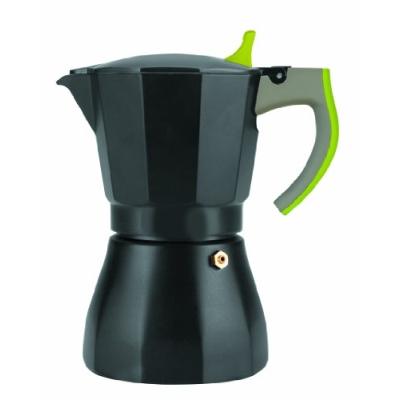 IBILI 621109 CAFETIÈRE EXPRESSO 9 TASSES ALUMINIUM VERT
