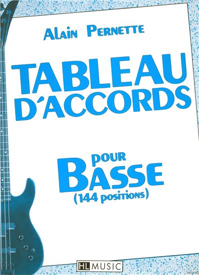 TABLEAU D'ACCORDS POUR LABASSE - 144 POSITIONS