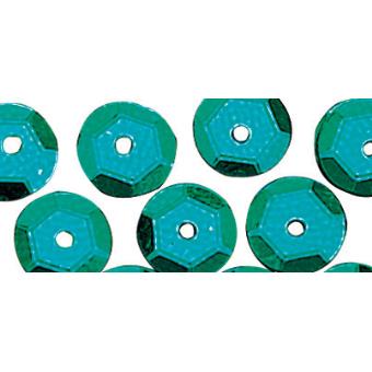 Sequins - Jade - Ø 6 mm - Bombés - boîte 6 g - Lavable - 1