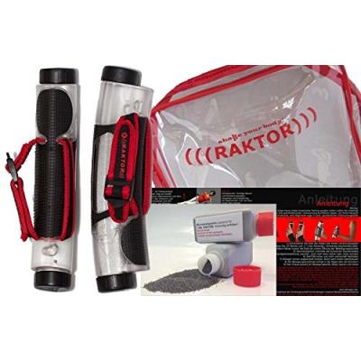 Raktor 2000 kit dhaltères réactifs avec billes dacier supplémentaires transparent rouge noir