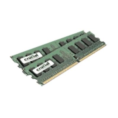 Crucial - DDR2 - 2 Go : 2 x 1 Go - DIMM 240 broches