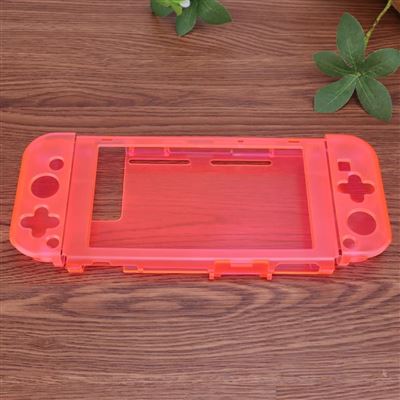 Coque plastique de protection pour Nintendo Switch + Joycon - Rouge rose