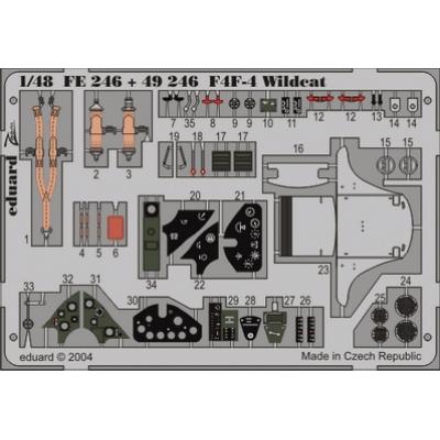 MAQUETTE F4F 4 WILDCAT TAMIYA 1/48 EDUARD FE246