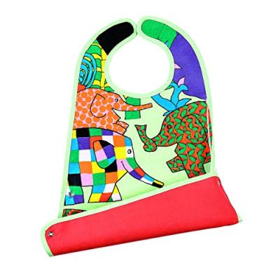 Elmer grand bavoir 2 en 1 toile cirée multicolore