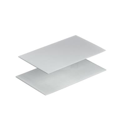 Zeller 2057831 planche à découper argent set de 2
