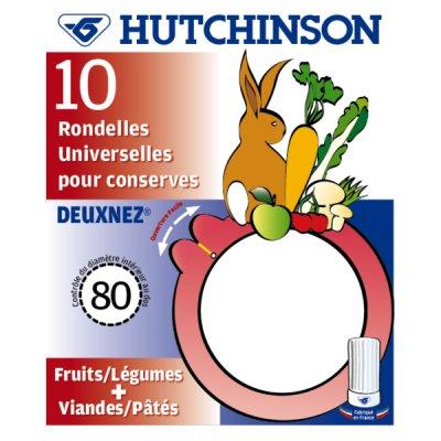 Joints à Bocaux( X 10) 80 X 56 mm 2 nez Universel*