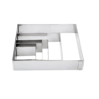 LACOR 68411 CERCLE CARRE POUR PÂTISSERIE 10 X 10 CM