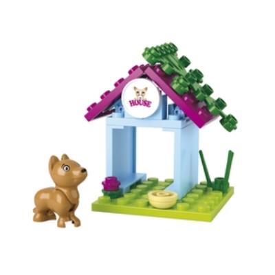 Jeu de construction Sluban Elements Girls Dream Series Niche à chien