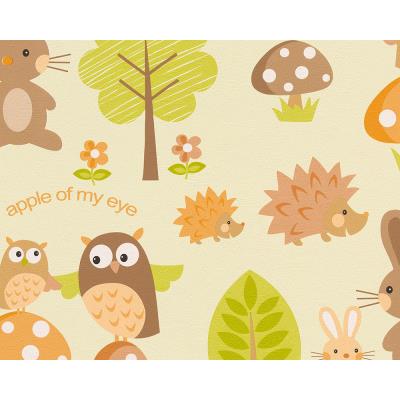 Papier peint PP DUPLEX FOREST WORLD FD VERT DOUX Lot de 12