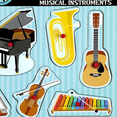 Puzzle En Bois Avec Sons Des Instruments De Musique 8 Pcs 30 Cm Enfants 2 Ans Autre Puzzle Achat Prix Fnac