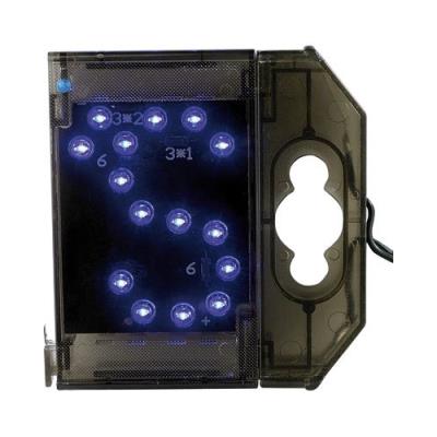 Lettre lumineuse à LED - ''S apostrophe'' bleu