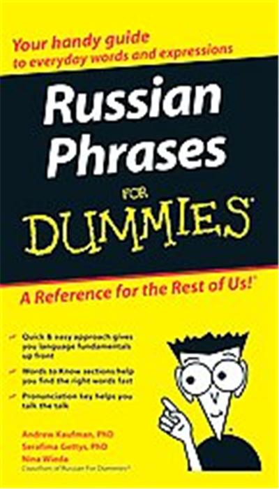 Russian Phrases for Dummies, For Dummies (Language & Literature)
