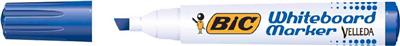 Bic - Marqueur pour tableau blanc Velleda 1751, pointe biseautée, rouge, corps plastique, inodore, largeur de tracé3 - 5,5 mm (1751ROU)