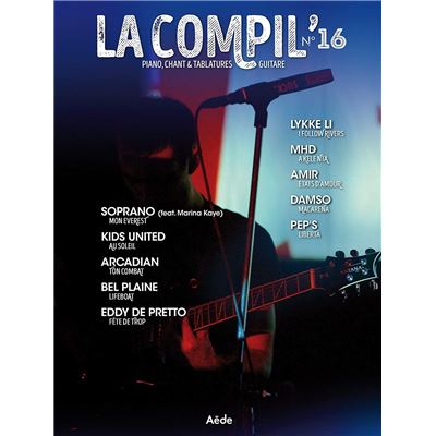 La Compil N°16 piano, voix et diagrammes d'accords guitare