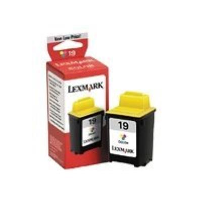 Lexmark Cartridge No. 19 - jaune, cyan, magenta - originale - cartouche d'encre