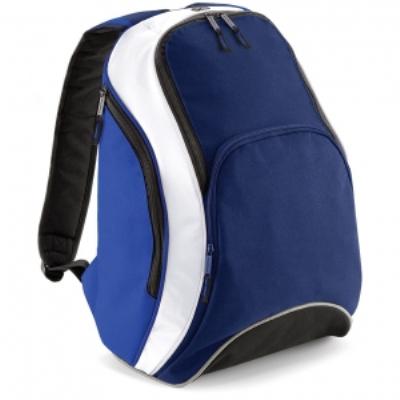 Sac à dos loisirs 21L - Teamwear Bacpack - BG571 - bleu marine roi blanc