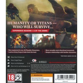 Attack on Titan 2 - Final Battle (BOX UK)