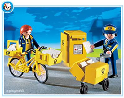 Playmobil - 4403 - Postiers / Boîte Aux Lettres