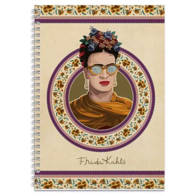 Cahier A4 Couverture Rigide Frida Kahlo 5 x 5