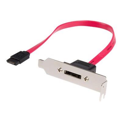StarTech.com 1ft Low Profile SATA naar eSATA adapter utbreidingsslot- eSATA slot bracket - low profile SATA naar eSATA bracket - SATA intern naar extern paneel - 30 cm