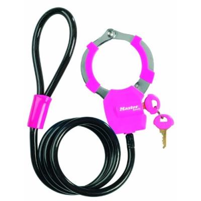 Master 8275 antivol menottes avec câble noir rose