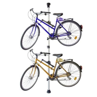 Relaxdays support de vélo télescopique pour 2 vélos réglable 160-340 cm