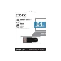 Clé USB 2.0 PNY Attaché 4 64 Go Noire