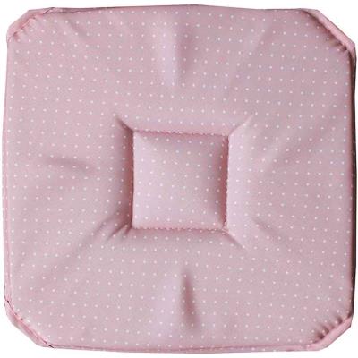 Galette de chaise 4 rabats 36x36 FINESSE rose