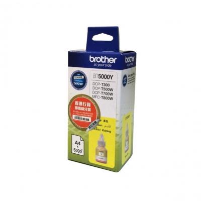 Encre frère bt5000y jaunes   5000pgs   dcpt300   dcpt500w   dcpt700w   mfct800w brother