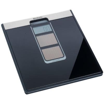 BRABANTIA PÈSE-PERSONNE À ENERGIE SOLAIRE MATT STEEL ANTI-TRACES DE DOIGTS