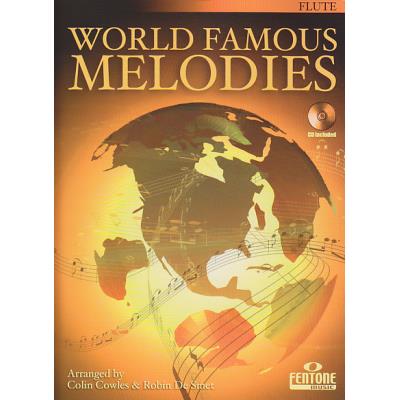 Partitions classique FENTONE MUSIC WORLD FAMOUS MELODIES - FLUTE + CD Flûte traversière