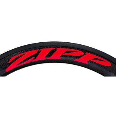 Zipp 202 700 c logo sans bordure pour une roue complète (commande spéciale) en rouge