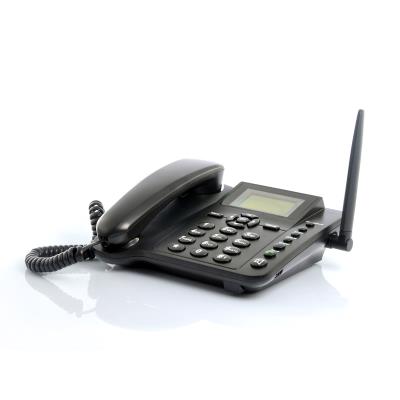 Téléphone de bureau sans fil GSM quadribande fonctions SMS