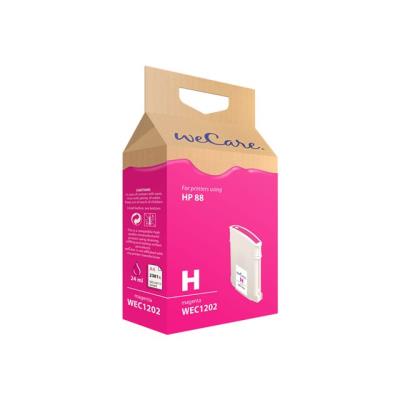 Wecare WEC1202 - magenta - gereviseerd - inktcartridge (alternative for: HP 88)