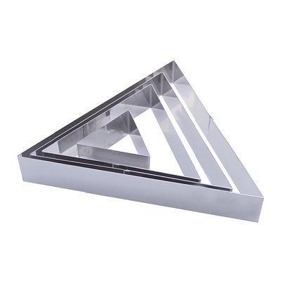 Cercle à entremets inox - Triangle angles vifs : ø 16 cm