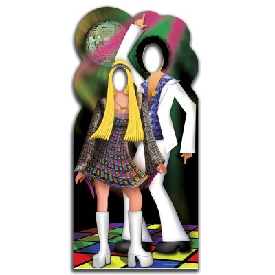 Figurine Géante ''Couple Disco''