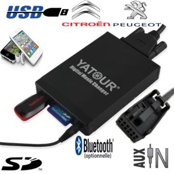 Câble Adaptateur ISO AutoRadio - Compatible Peugeot 207 307 407 - Longueur 18.5cm