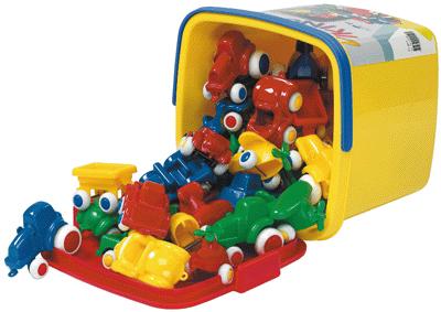 Mini Vehicule Plastique Viking Toys - Seau De 25