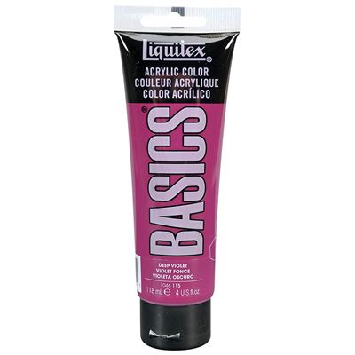 Liquitex Basics Tube de Peinture acrylique 118 ml Violet foncé