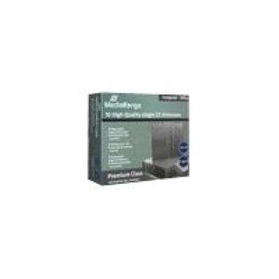 MediaRange Retail-Pack CD-Slimcases single - boîtier plastique mince pour stockage CD